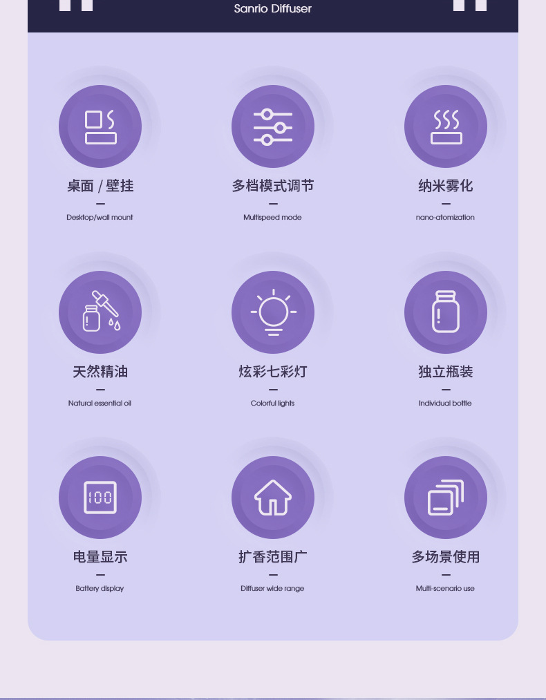 香薰机自动喷香机家用空气加湿器清新剂厕所除臭香氛机卧室扩香机详情3