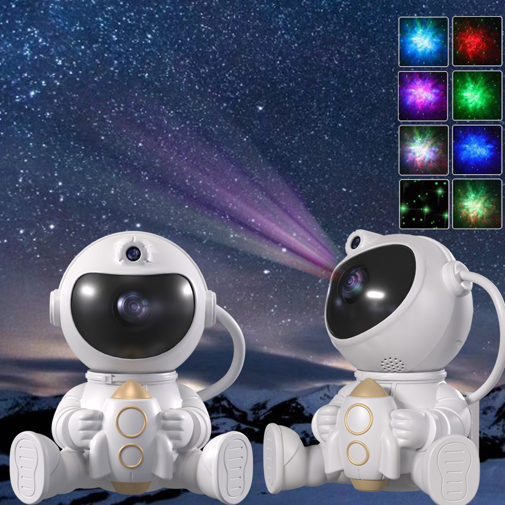 航天飞机火箭宇航员星空灯  投影灯氛围太空人投影小夜灯卧室摆件详情19