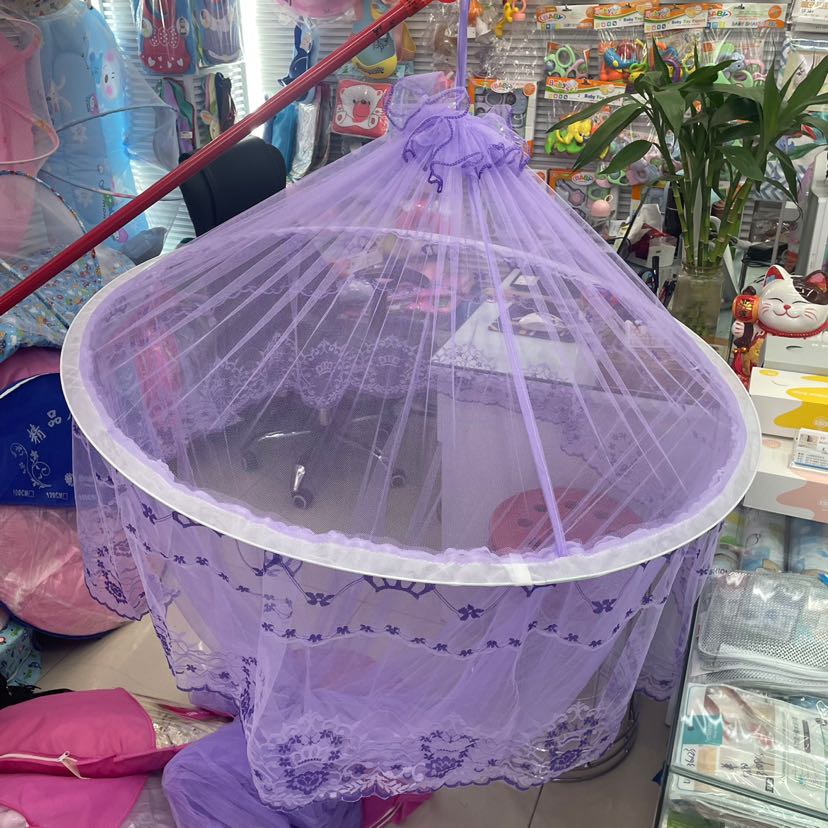 Encrypted steel wire dome ceiling mosquito net Princess mosquito net suitable for children, infants and students pic 1