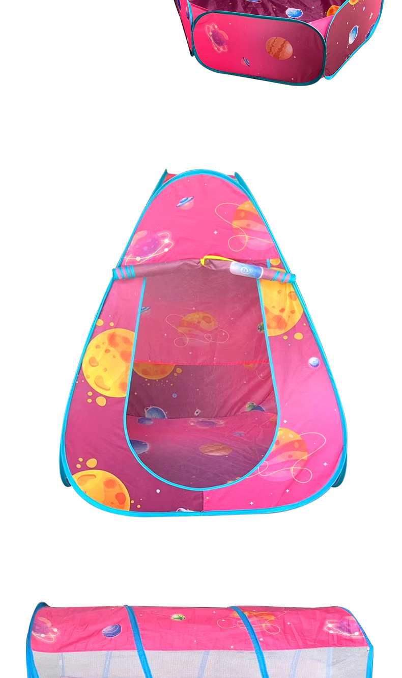 星空三件套幼儿园游戏屋小型游乐园彩虹隧道爬行儿童帐篷攀爬详情13