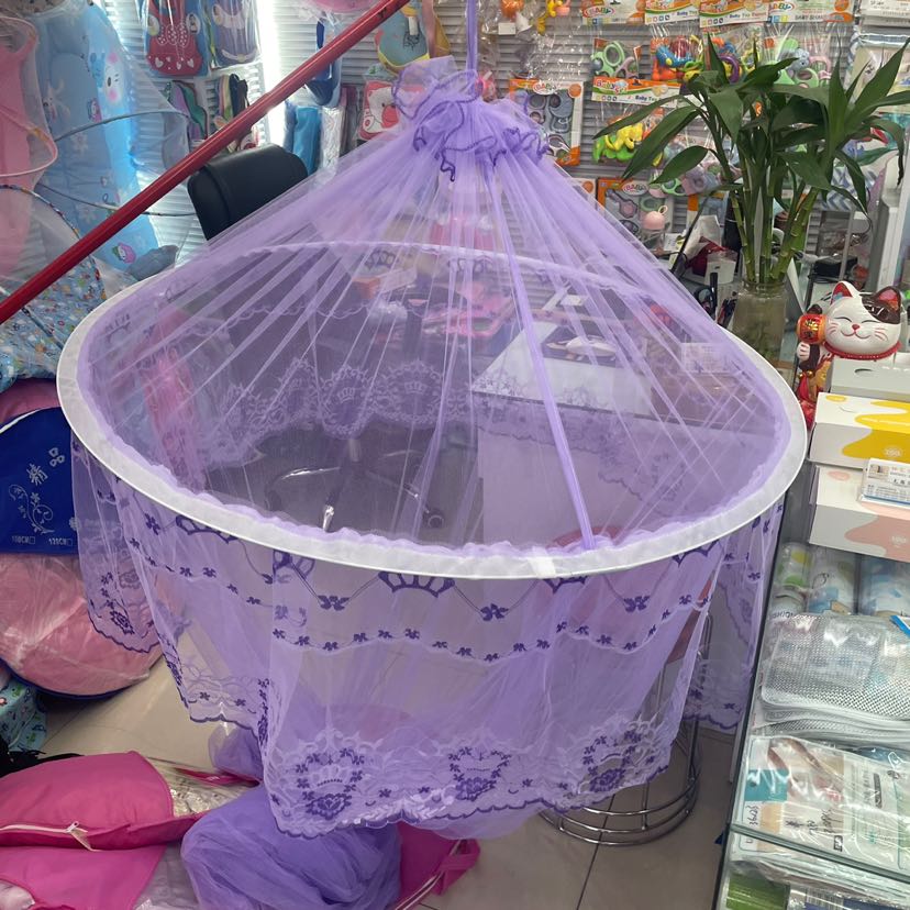 Encrypted steel wire dome ceiling mosquito net Princess mosquito net suitable for children, infants and students pic 2