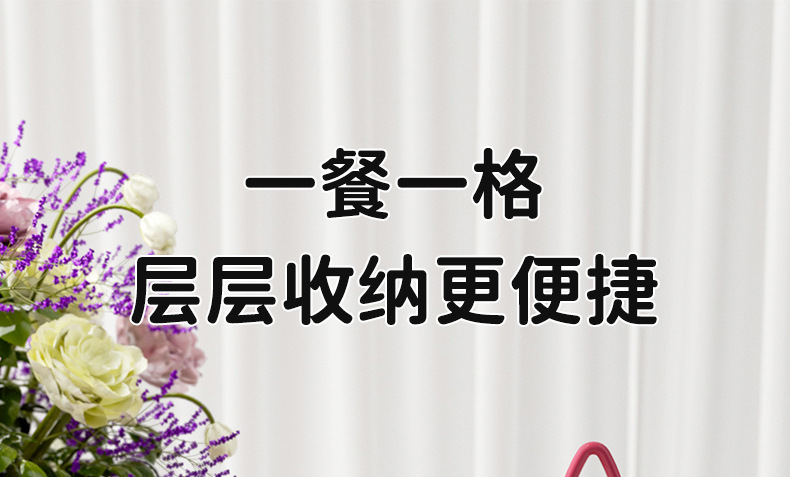 ALGO婴儿奶粉盒便携外出分装辅食盒食品级塑料三层奶粉密封储存罐详情1