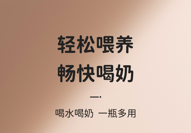 ALGO 新款pp奶瓶彩绘标口直身带手柄120/240ml新生儿奶瓶母婴用品详情2