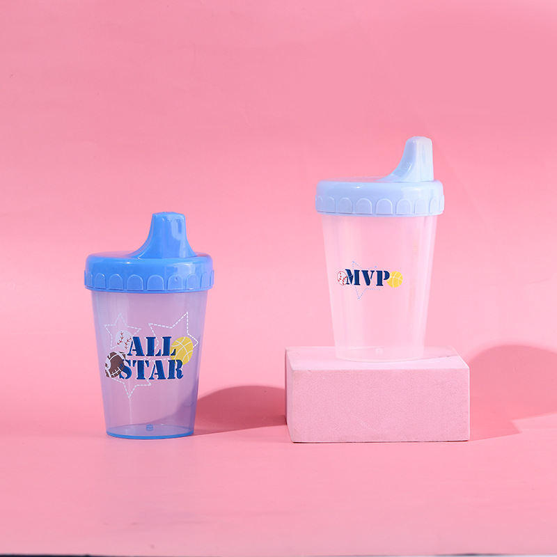 ALG大口径婴儿宝宝水杯鸭嘴杯密封防滴漏水杯200ml塑料杯母婴用品详情2