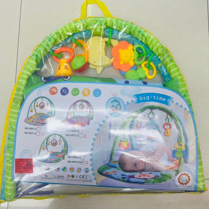 跨境热销婴儿围栏健身架玩具0-1岁宝宝爬爬垫地垫详情2