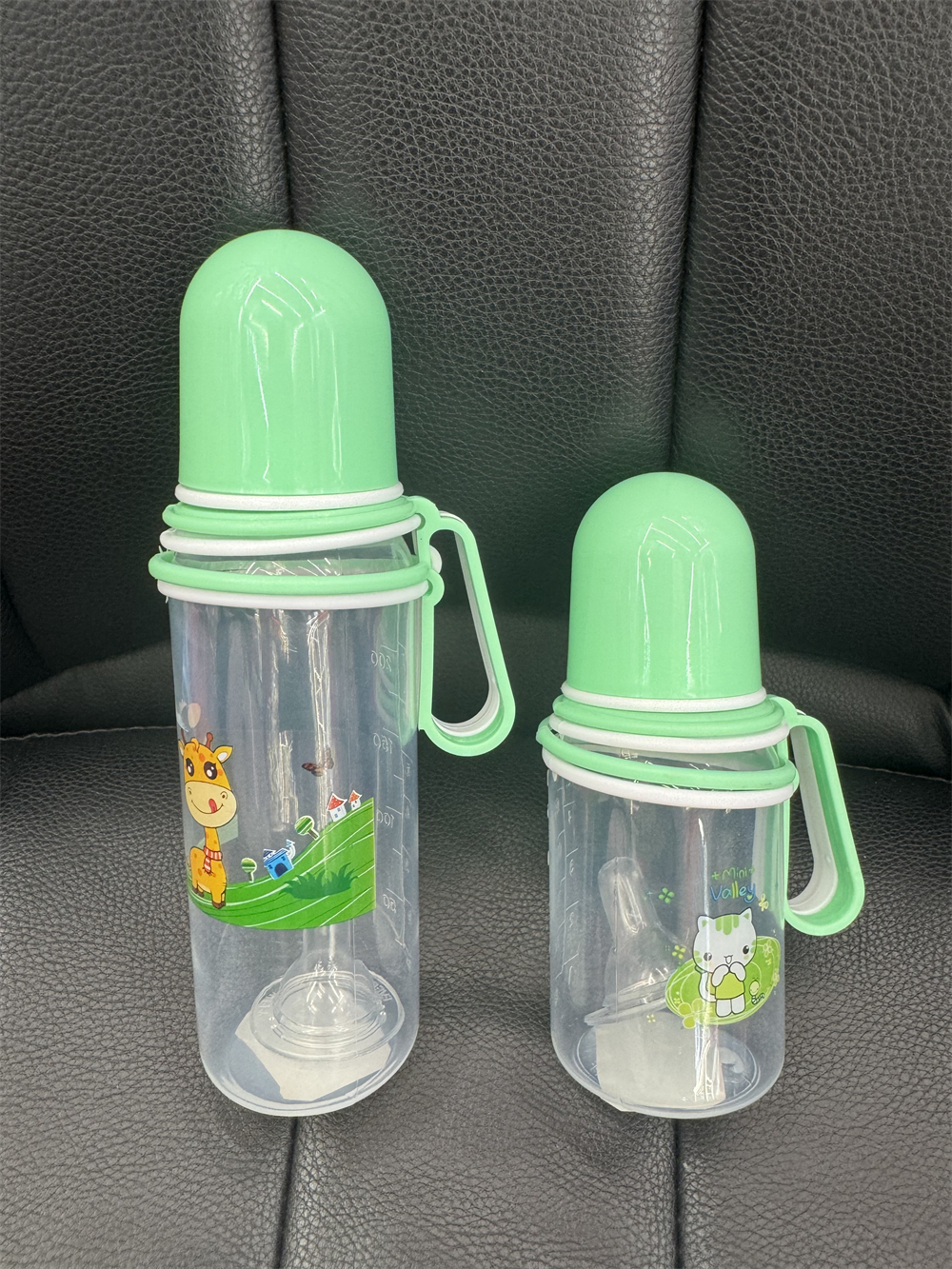 150/250ml straight pp baby bottle, food-grade plastic with handle for drinking and feeding, anti-drop baby bottle pic 8