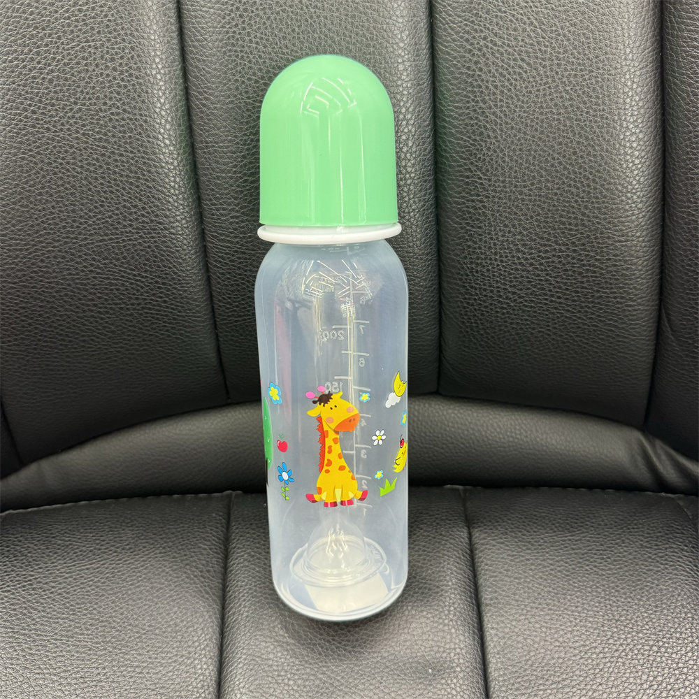 250ml baby bottle nipple, PP baby bottle without handle, standard mouth baby bottle, silicone nipple pic 4