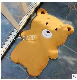 Cartoonish and cute water-absorbing door mat and doormat pic 1