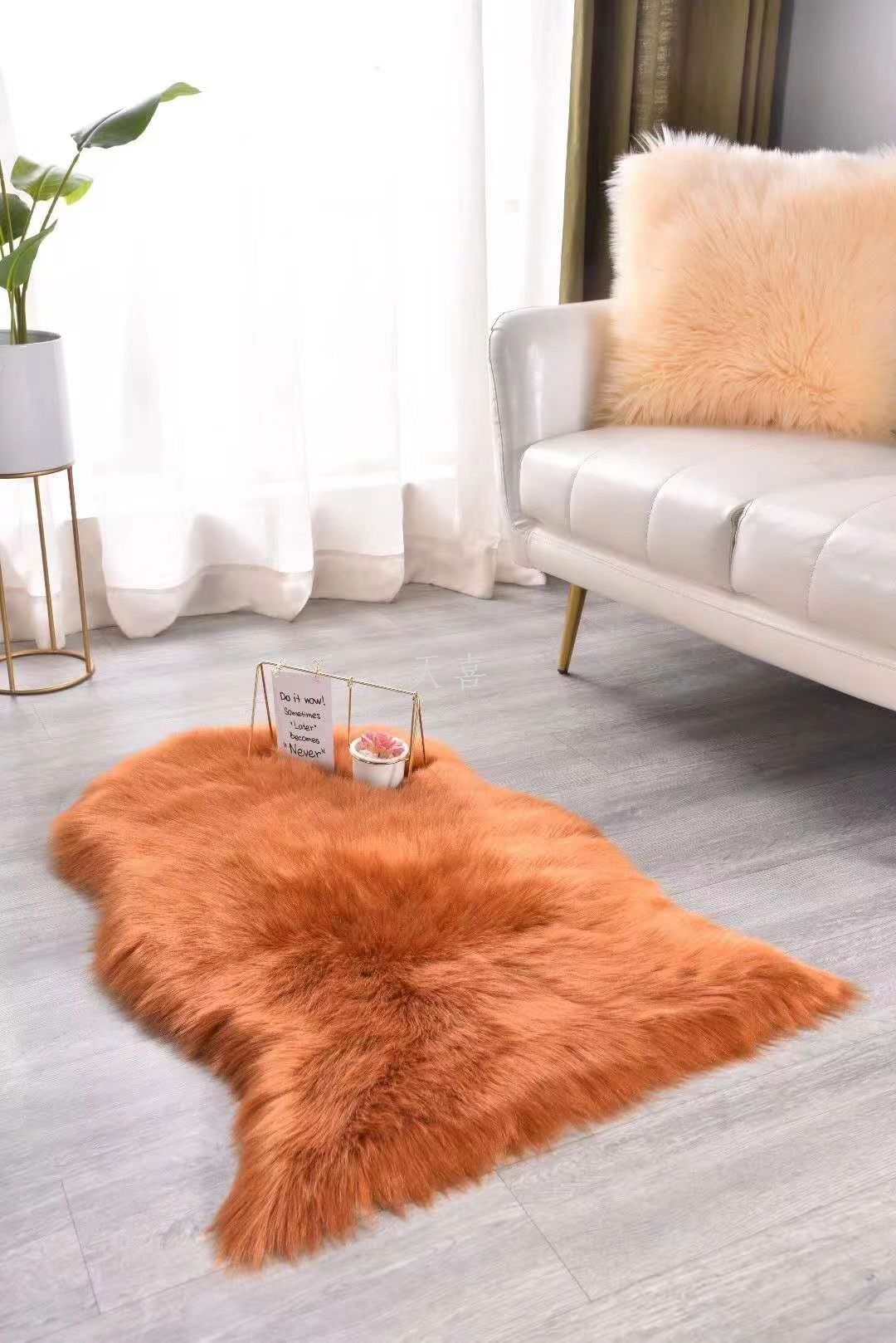 Wool-like carpet for living room, bedroom, home floor MATS, bedside sofa and bay window MATS pic 6