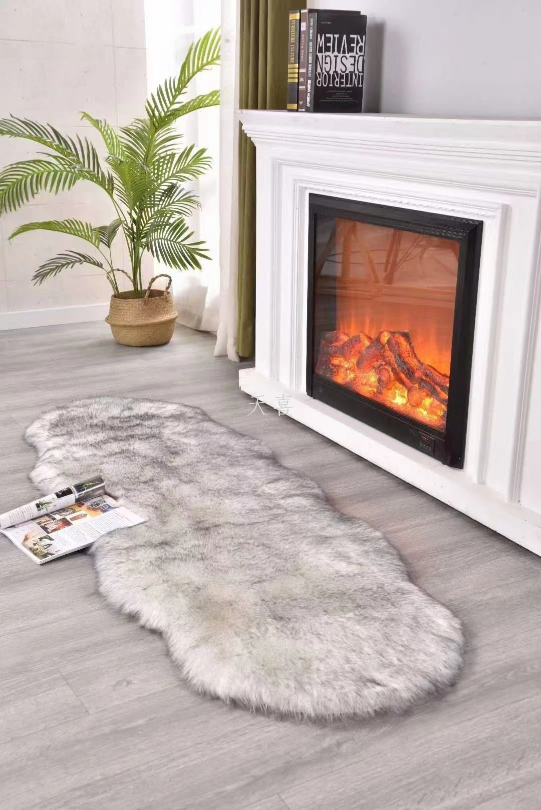 Wool-like carpet for living room, bedroom, home floor MATS, bedside sofa and bay window MATS pic 2