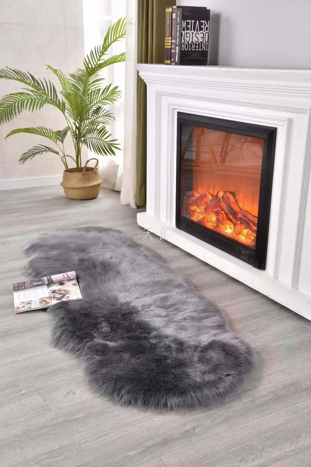 Wool-like carpet for living room, bedroom, home floor MATS, bedside sofa and bay window MATS pic 1