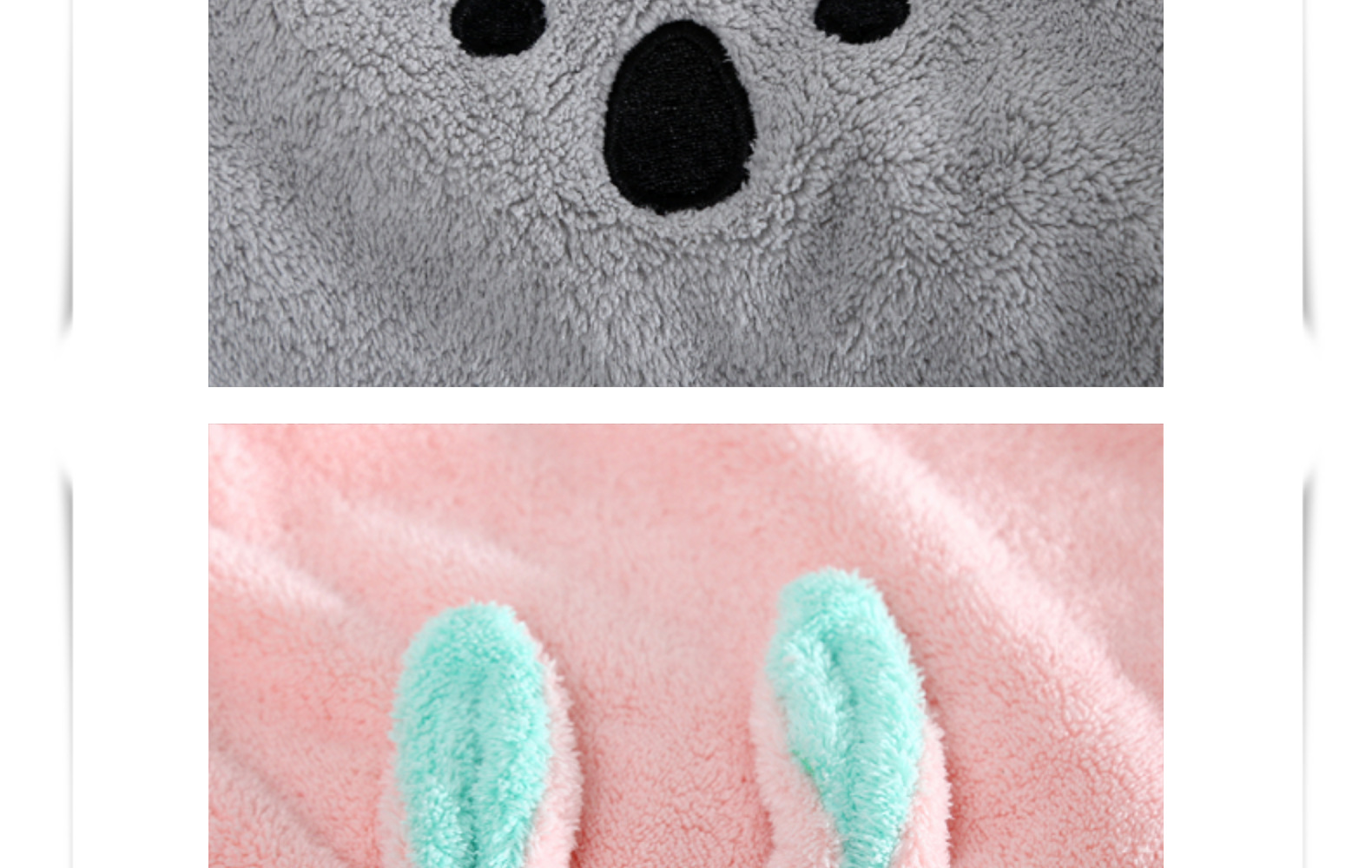 萌宠兔耳朵考拉浴帽干发帽卡通干发帽详情16