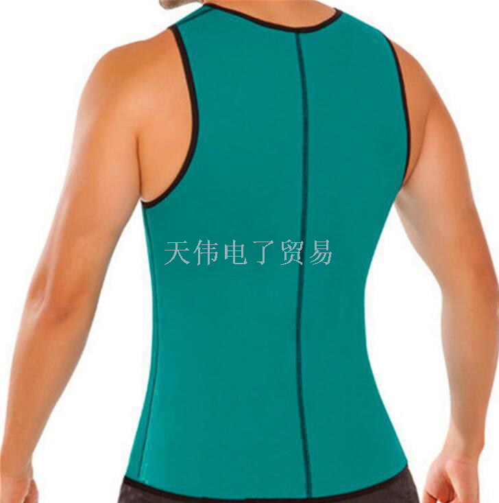 男士运动极速排汗背心塑身衣 氯丁橡胶束身衣详情2