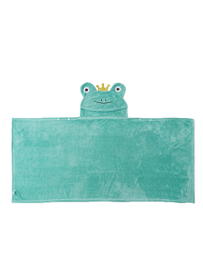 The best-selling coral fleece frog Prince home bathrobes and cute hooded capes on major cross-border e-commerce platforms pic 5