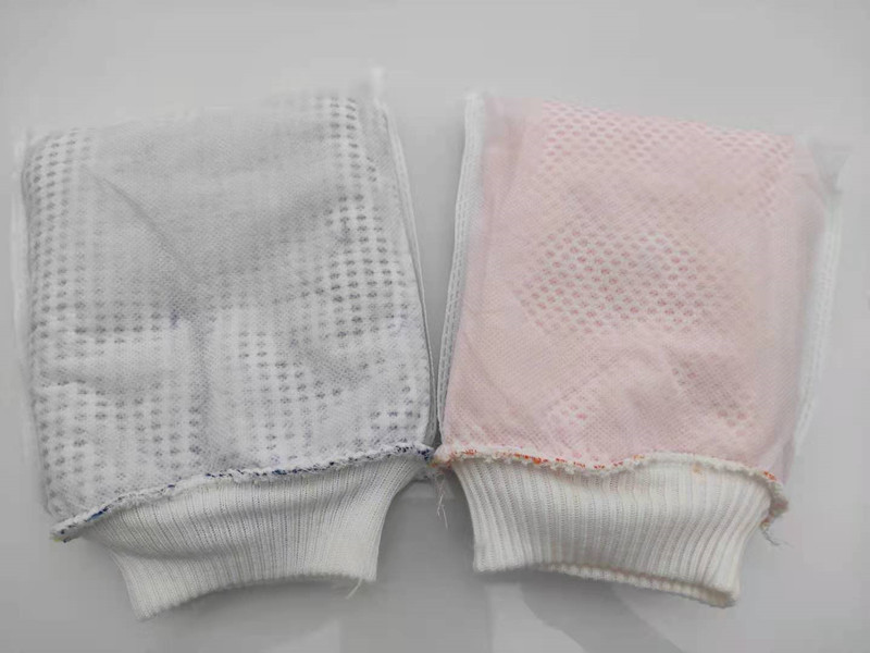2023 new double-sided colored long and short pile coral pile car cleaning gloves, fine fiber cleaning car washing tools pic 7