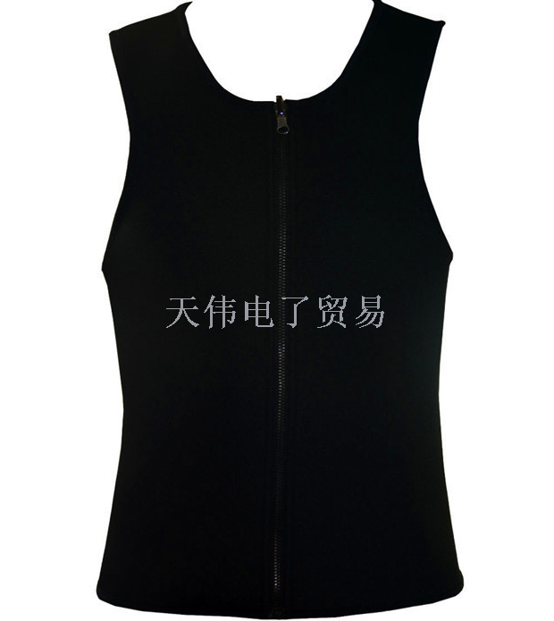 男士运动极速排汗背心塑身衣 氯丁橡胶束身衣详情4