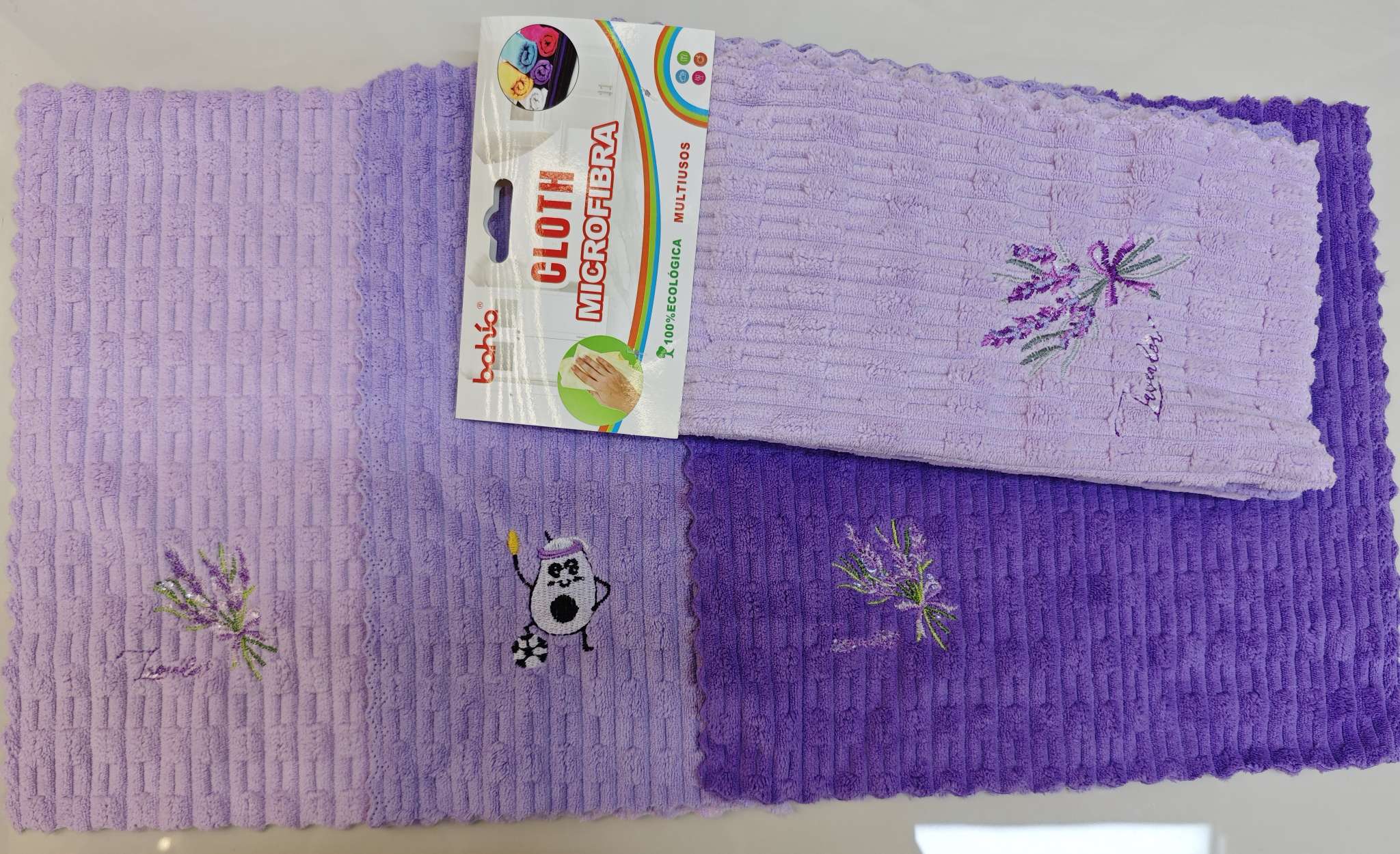Toalla coral de alta densidad pequeña cuadrada limpiar toalla de mano limpiar toalla pic 5
