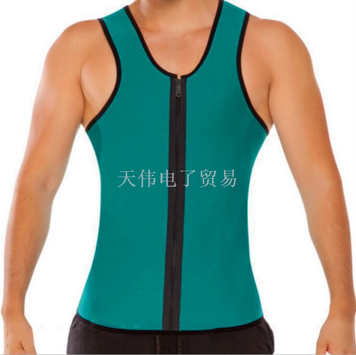 男士运动极速排汗背心塑身衣 氯丁橡胶束身衣详情1