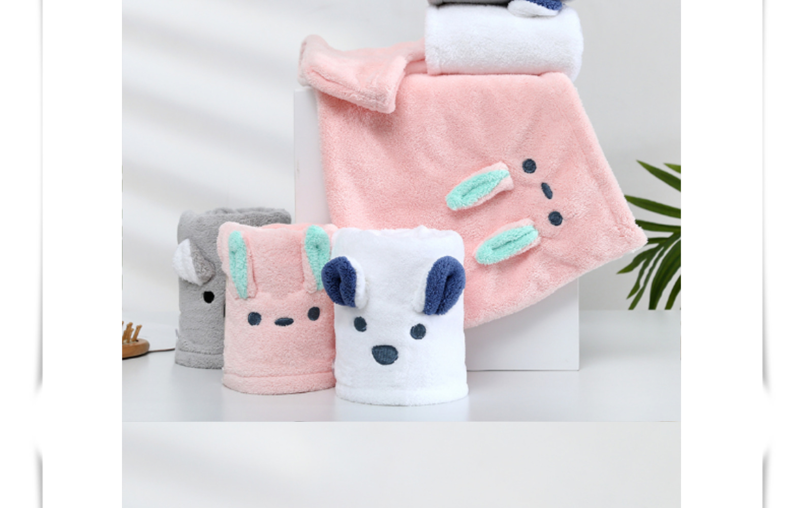 萌宠兔耳朵考拉浴帽干发帽卡通干发帽详情19