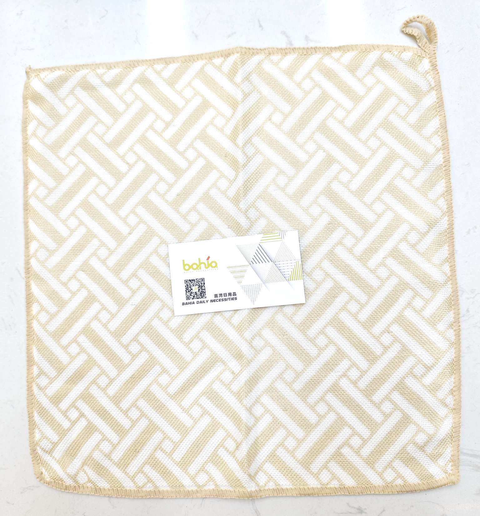 Double-layer plant fiber printed kitchen cleaning small square cloth pic 8