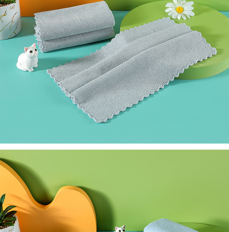 30*30&30*70 Enlarged and thickened absorbent scouring pad towels, glass cleaning cloths, household kitchen and bathroom cleaning cloths pic 5