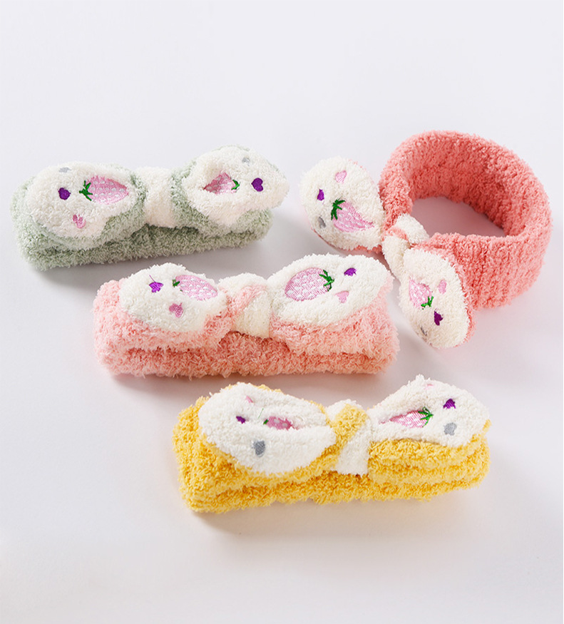 Bow hair band, face wash makeup tie hair band, bow head band, wide edge hair band, hair accessory wholesale pic 1