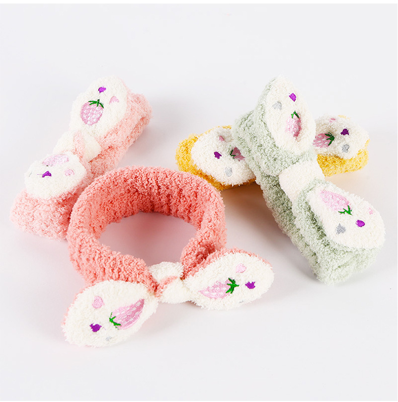 Bow hair band, face wash makeup tie hair band, bow head band, wide edge hair band, hair accessory wholesale pic 5