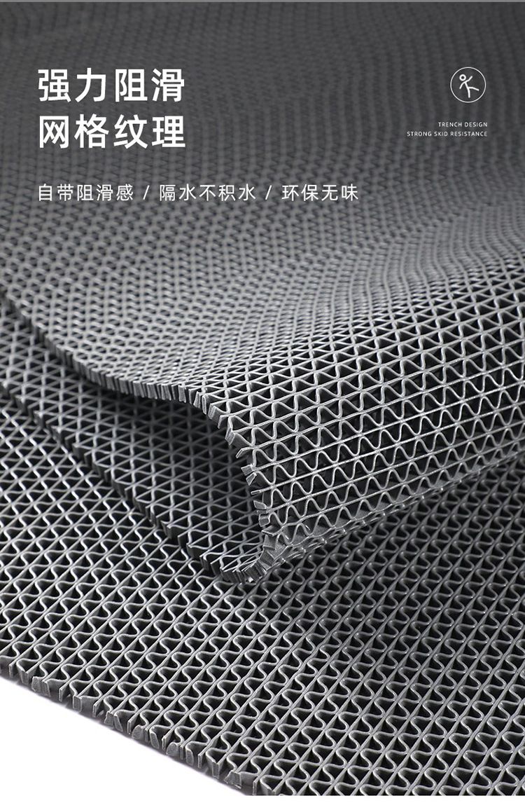 PVC防滑垫镂空浴室卫生间淋浴房洗手间脚垫子洗澡间厕所厨房地垫详情6