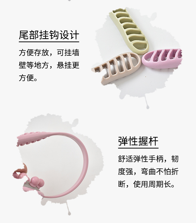 长款健康养生按摩捶单气孔双面按摩手持式捶背拍打老人按摩神器详情7