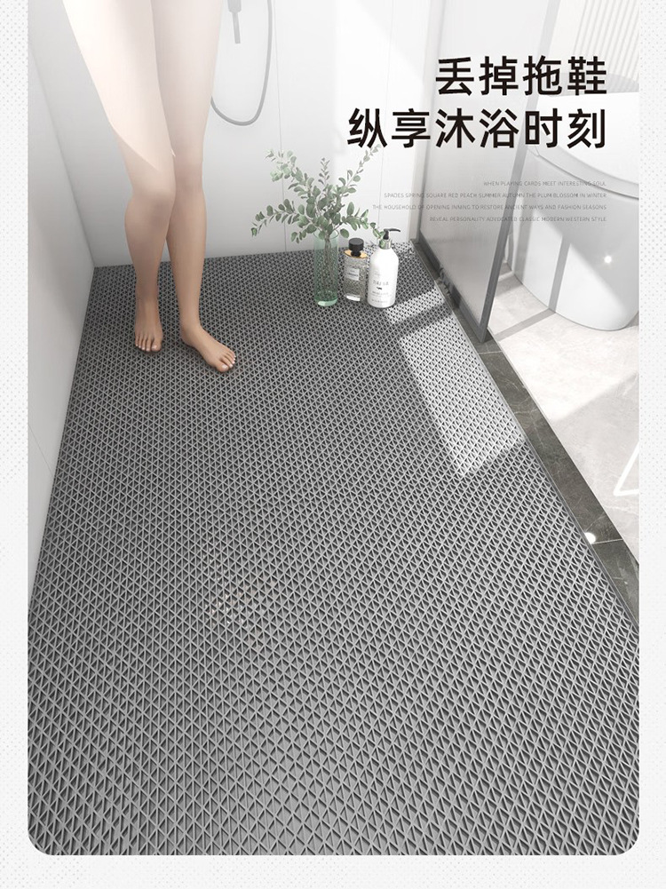 PVC防滑垫镂空浴室卫生间淋浴房洗手间脚垫子洗澡间厕所厨房地垫详情2