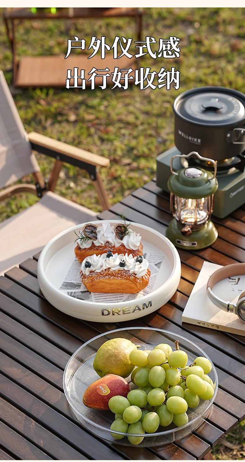 Desktop rotating makeup storage box, kitchen seasoning storage rack, bathroom detachable multi-functional storage tray pic 11