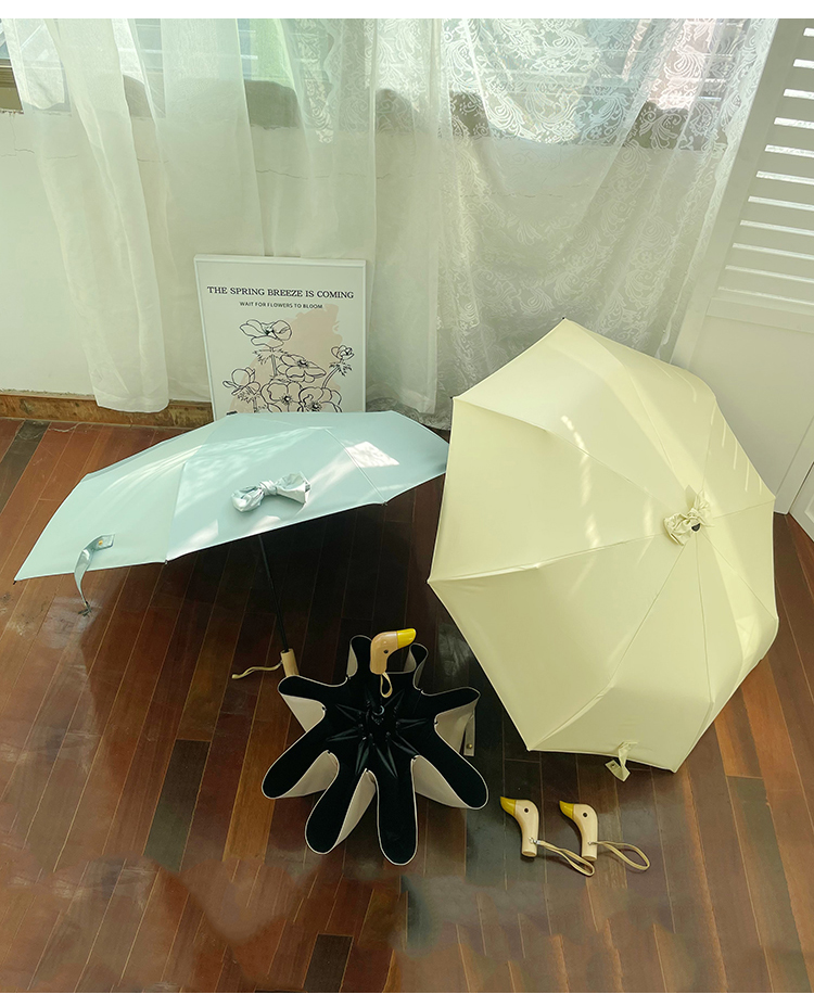 24骨雨伞定制鸭子造型透明伞大雨伞防晒太阳伞详情9