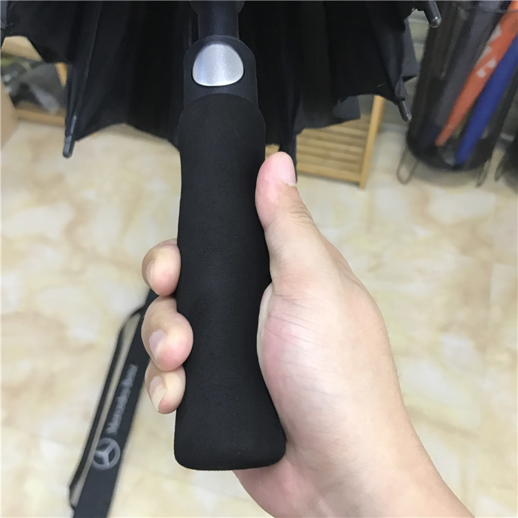 黑色雨伞Mercedes-Benz品牌雨伞天堂伞拐杖伞女户外大雨伞防晒雨伞饰品详情11