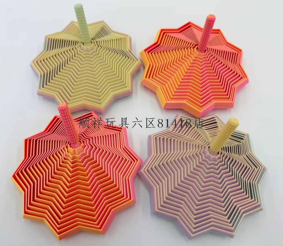 16CM3D печатает игрушки для снятия иллюзий и складывает детские головоломки с многоугольными редисовыми башнями в спираль pic 1