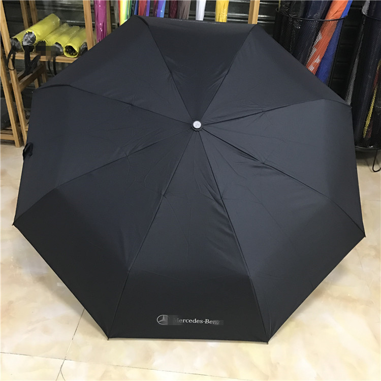 黑色雨伞Mercedes-Benz品牌雨伞天堂伞拐杖伞女户外大雨伞防晒雨伞饰品详情8