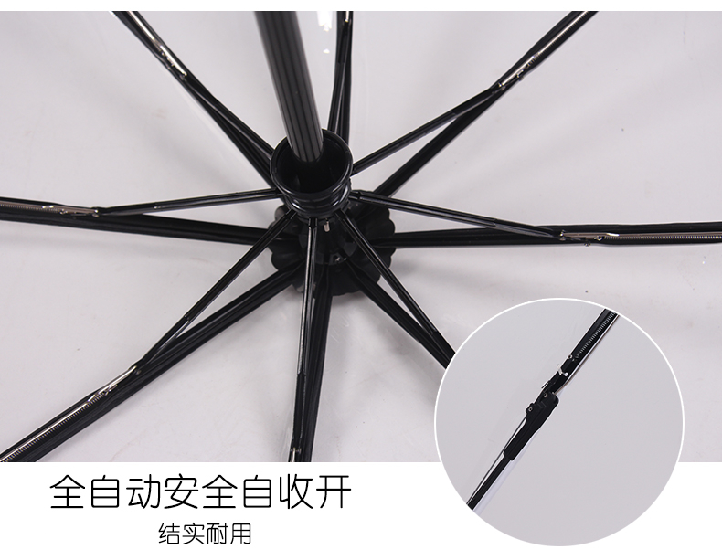 天堂伞透明雨伞拐杖伞女户外大雨伞防晒雨伞饰品详情11