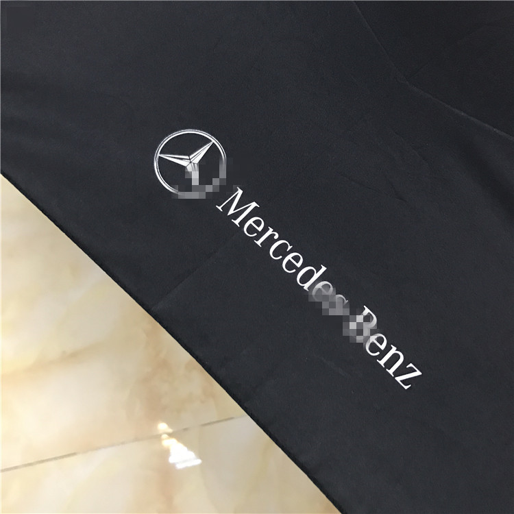 黑色雨伞Mercedes-Benz品牌雨伞天堂伞拐杖伞女户外大雨伞防晒雨伞饰品详情7