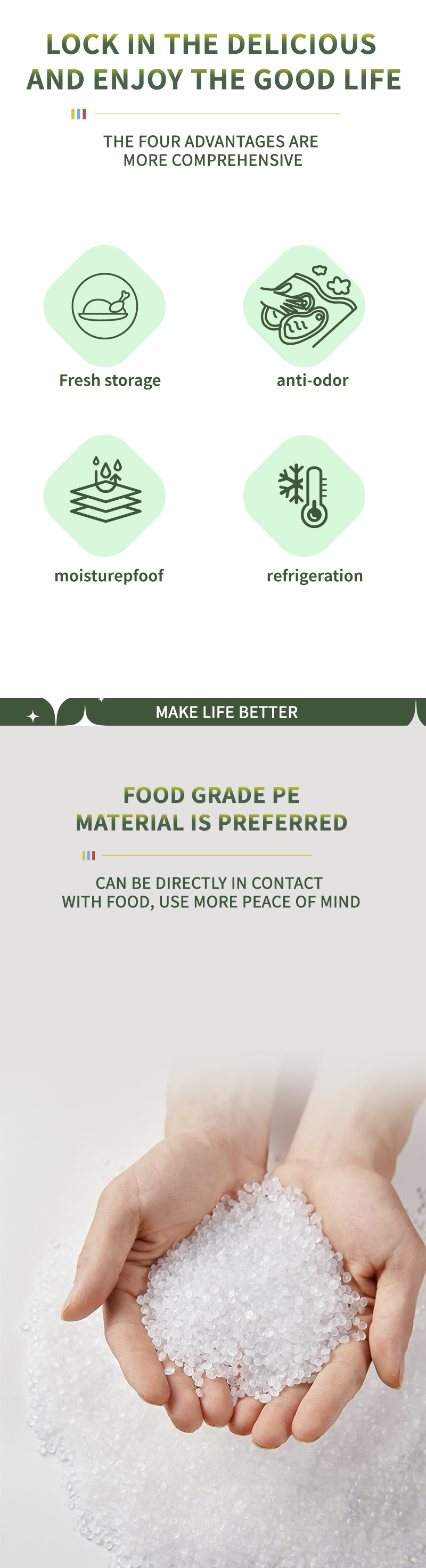 跨境保鲜袋食品密封袋分装袋加厚家用冰箱冷冻收纳袋食品级自封袋详情4