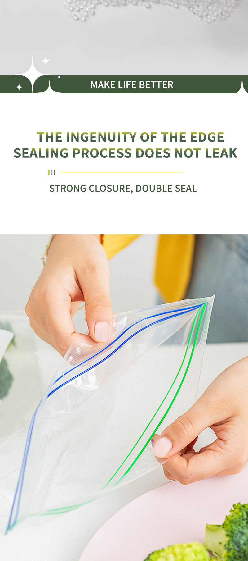 跨境保鲜袋食品密封袋分装袋加厚家用冰箱冷冻收纳袋食品级自封袋详情5