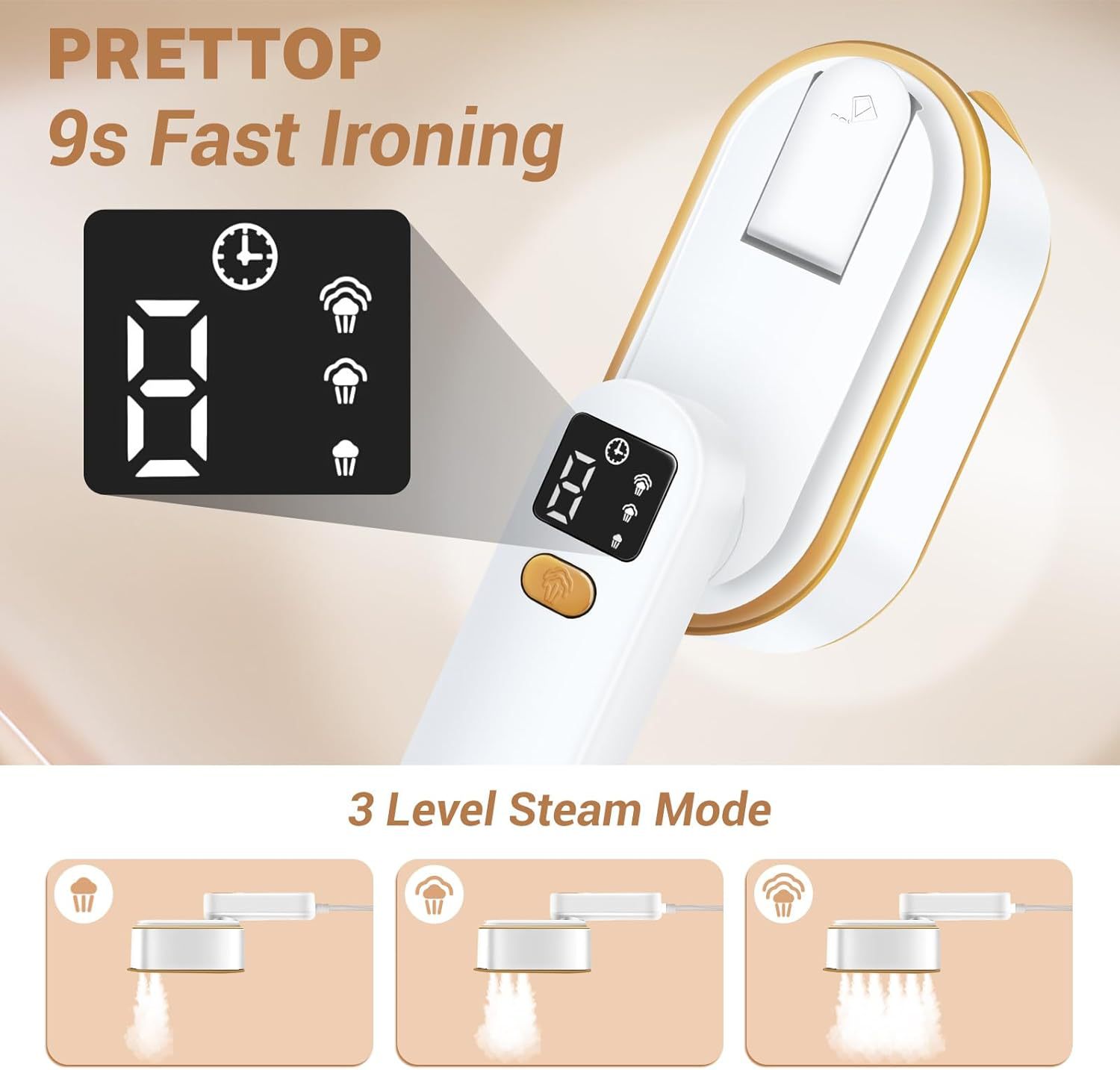 现货蒸汽挂烫机熨烫机家用的手持小型数显智能迷你便携电熨斗跨境详情53