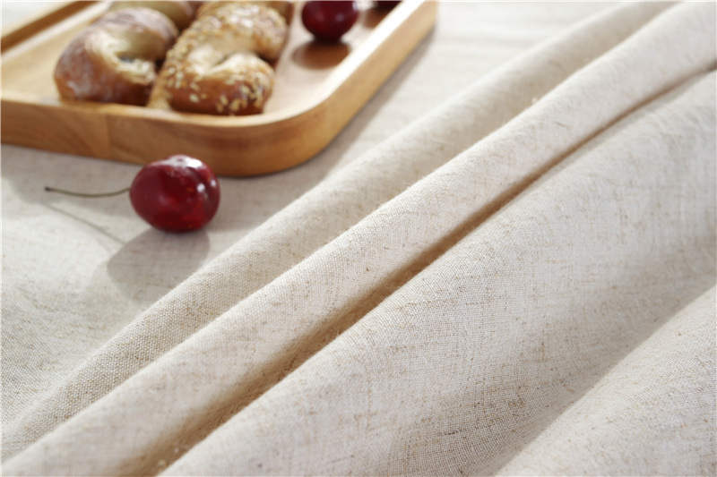 现代简约纯色全棉水洗棉撞色荷叶边茶几台布餐桌布一件代发详情45