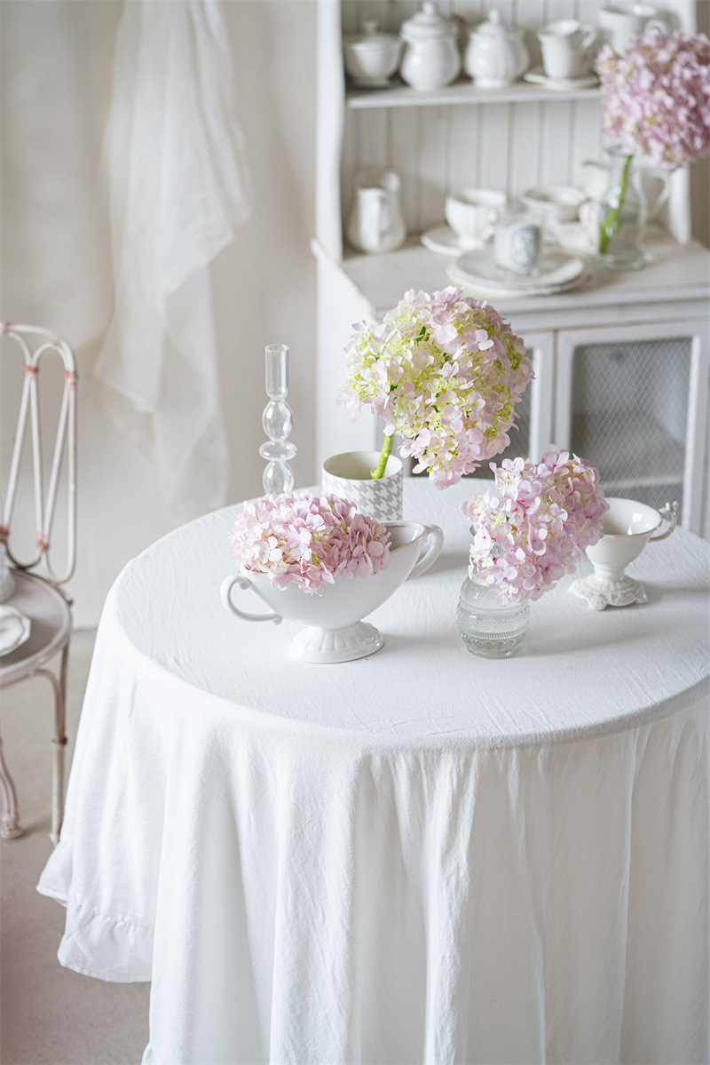 现代简约纯色全棉水洗棉撞色荷叶边茶几台布餐桌布一件代发详情4