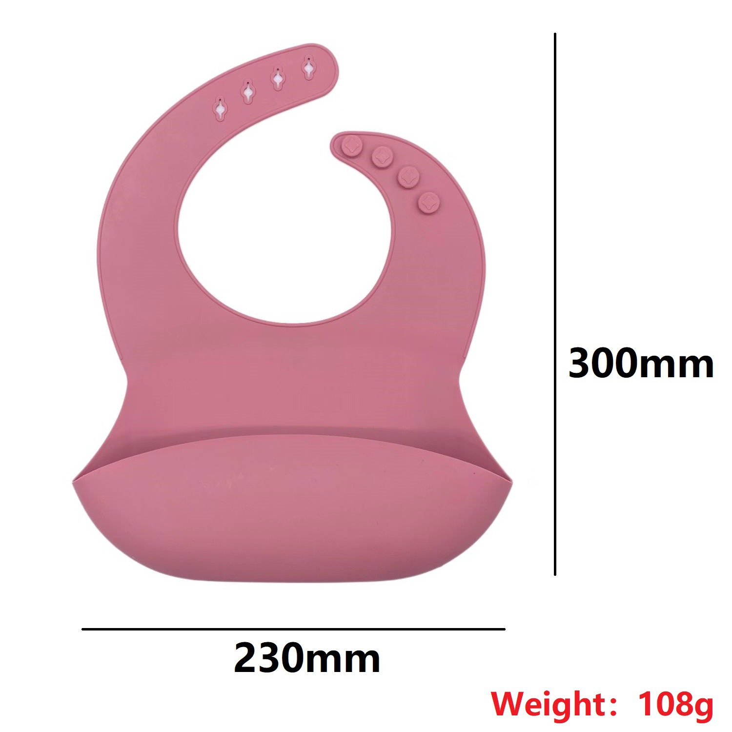 New baby silicone bibs, children's three-dimensional rice bibs, super soft saliva bibs, Chinese-style bibs for babies to eat wholesale pic 7