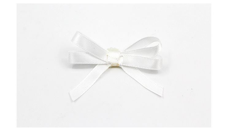 Satin polyester band, hand-tied bow, pearl bow, colorful clothing accessories, hair accessories, handcrafted bow pic 11