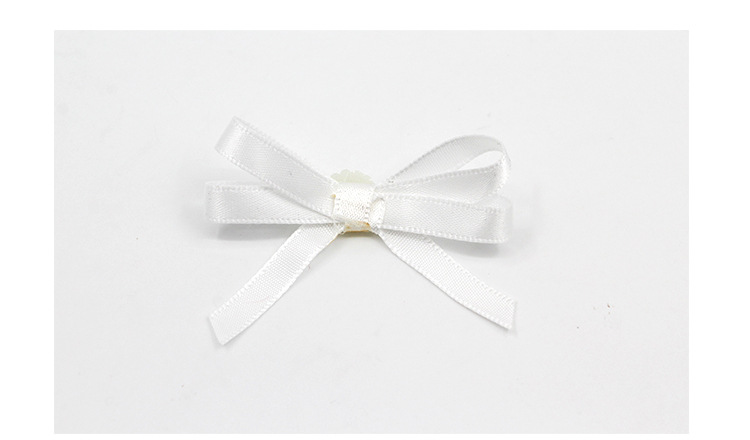 Satin polyester band, hand-tied bow, pearl bow, colorful clothing accessories, hair accessories, handcrafted bow pic 7