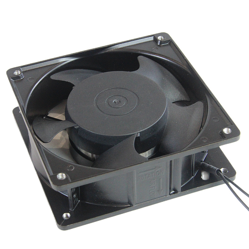 GX120-2 220VAC ball bearing small industrial axial flow fan square heat dissipation and cooling fan pic 15