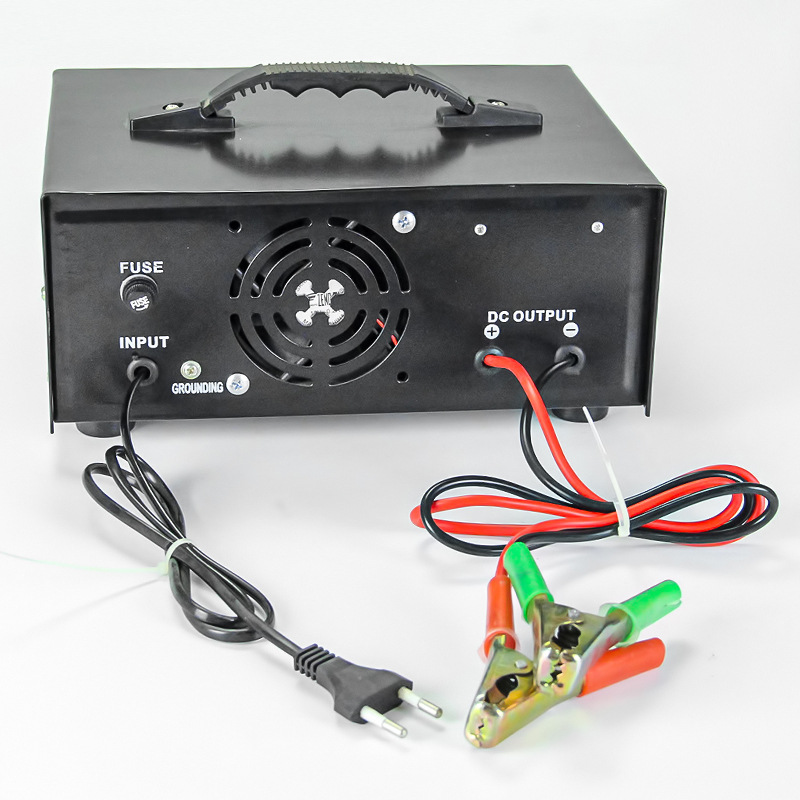 Car battery smart charger 12v-24v motorcycle battery fast charging pure copper repair high-power charger pic 12