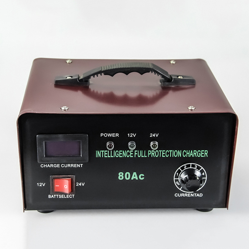 Car and motorcycle battery chargers 12V and 24V, intelligent automatic battery chargers for agricultural trucks, universal type pic 10