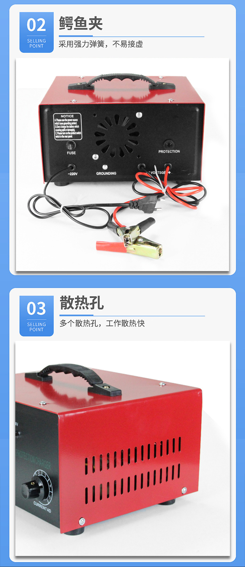Charger, car motorcycle battery, electric vehicle battery charger, intelligent fast pulse repair, direct supply from the manufacturer pic 7
