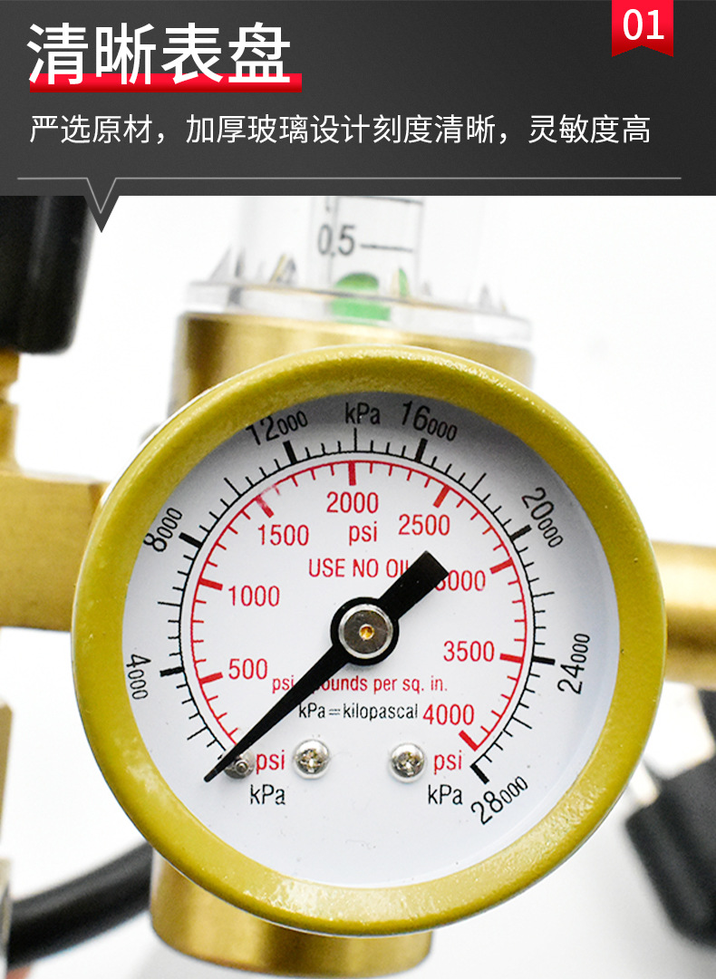 Carbon dioxide pressure reducer ❨ aquatic plant ❩ 02-03 pressure reducing valve pressure reducing valve gas pressure reducing valve large capacity pic 5